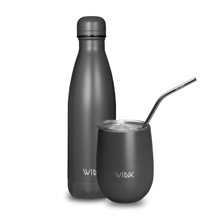 WINK Zestaw Graphite - Butelka termiczna i Tumbler.webp