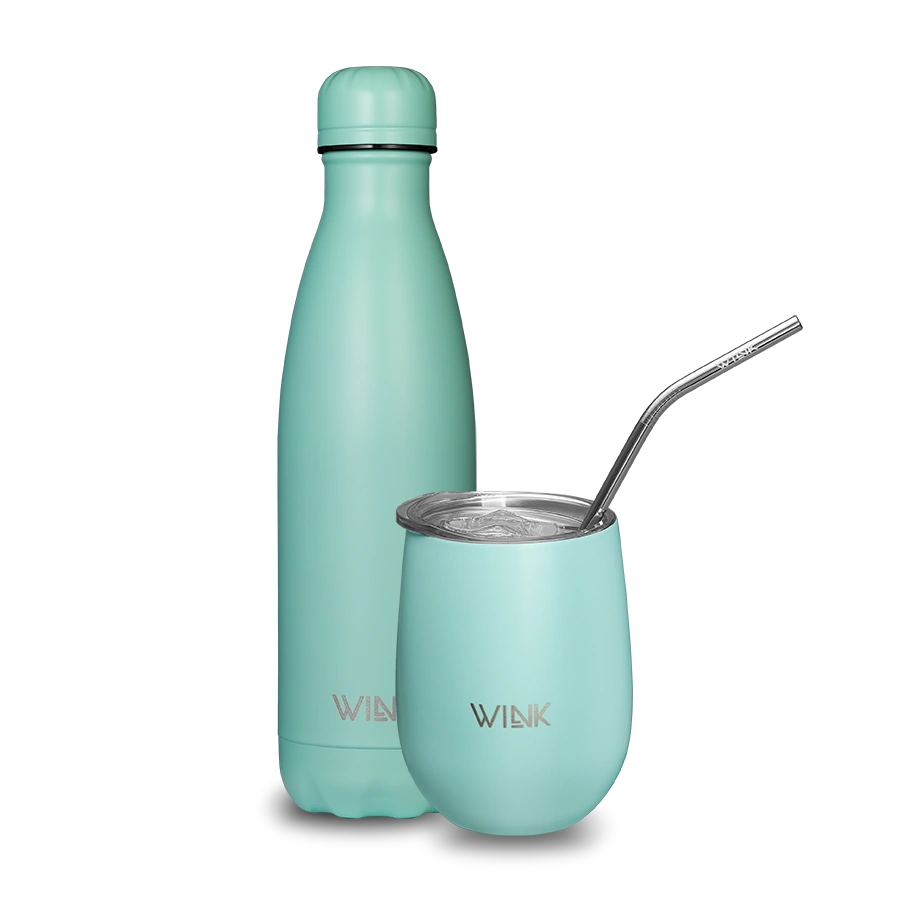 WINK Zestaw Blue - Butelka termiczna i Tumbler.webp