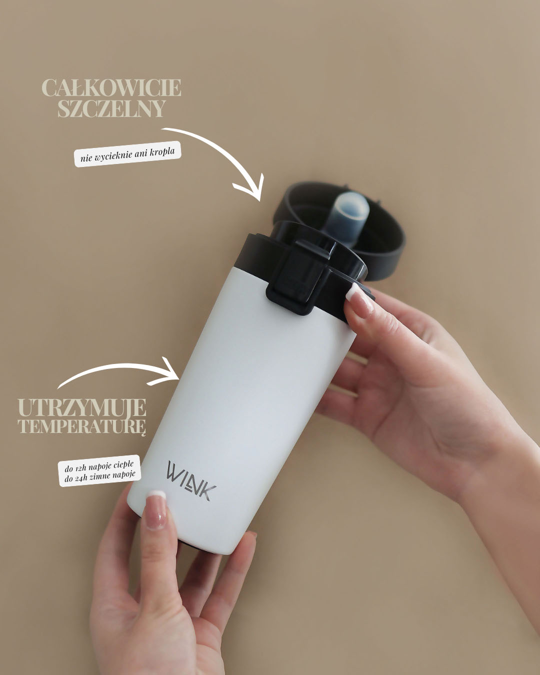 Jaką izolację termiczną posiadają butelki i kubki termiczne WINK?